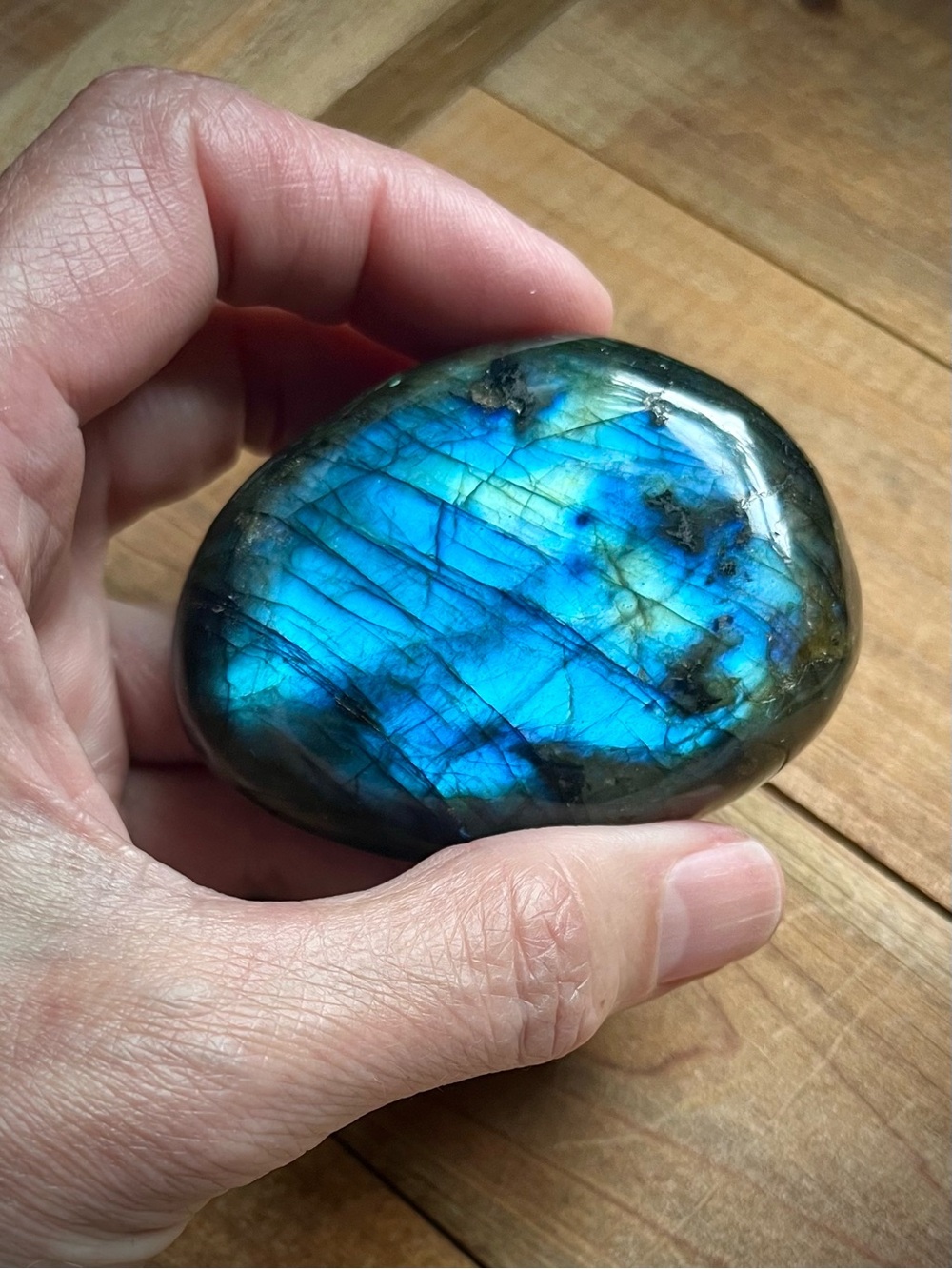 Labradorite Palm Stone